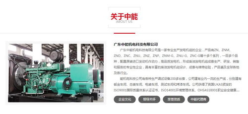 河北燃气发电机市场与广东中能机电 燃气发电机组价格及选择指南